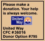 Make a donation to the United Way